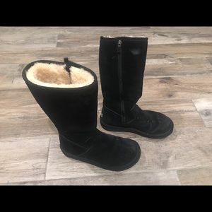 Black Ugg boots Tall size 7